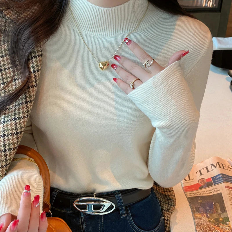 Cashmere Knitted Turtle Neck