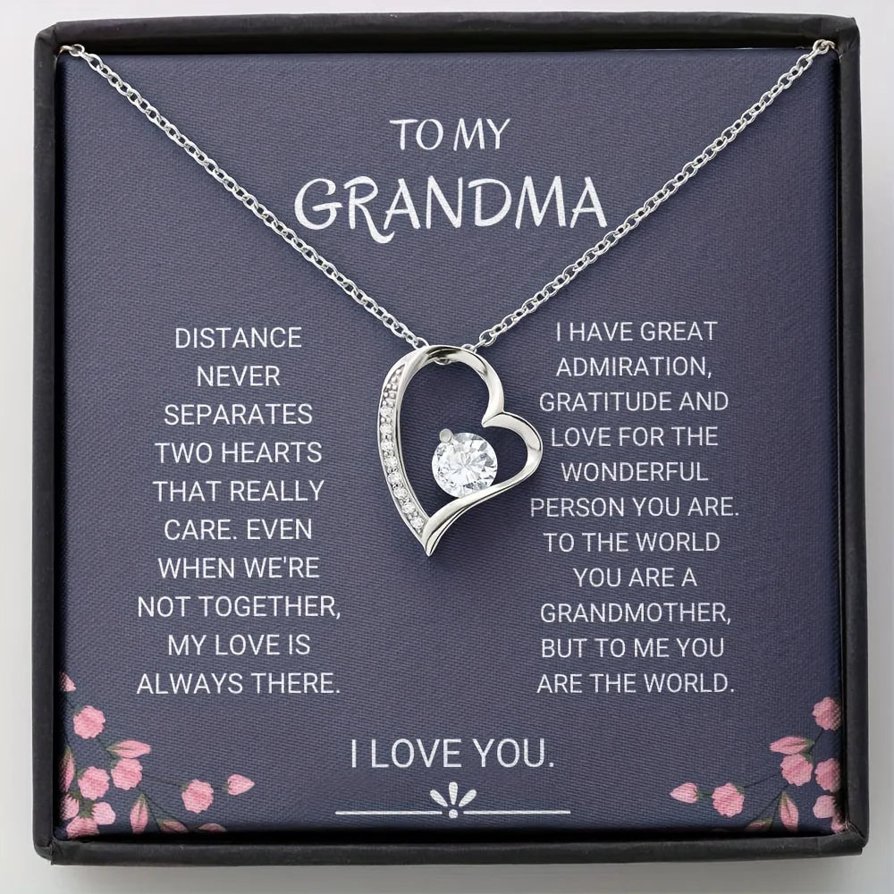 To My Grandma – I Love You Forever Necklace