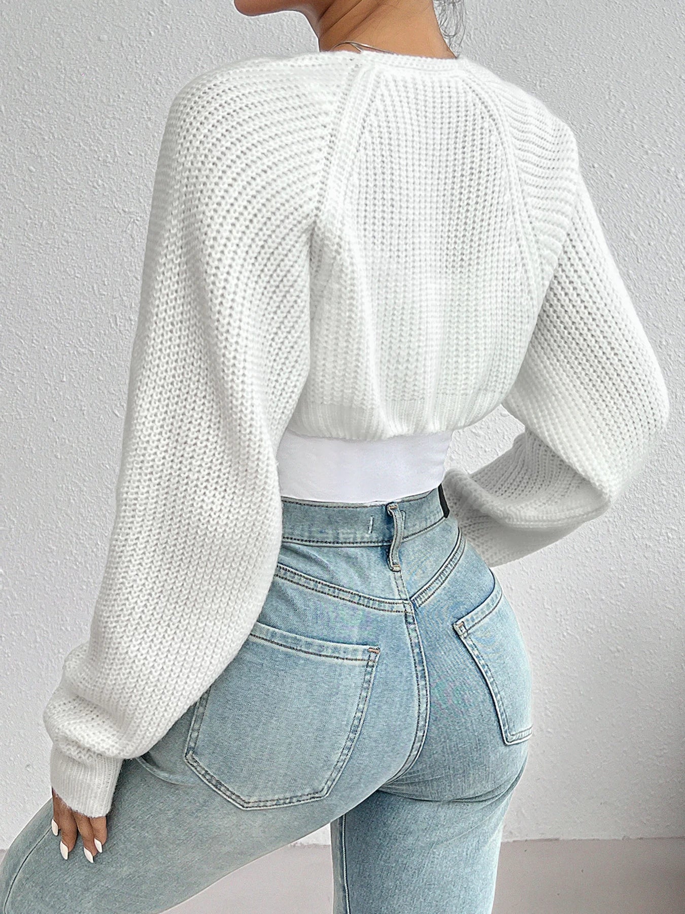 Crochet Cropped Cardigan
