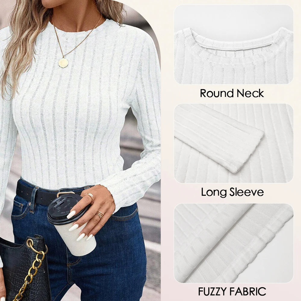 Autumn Knitted Crew Neck
