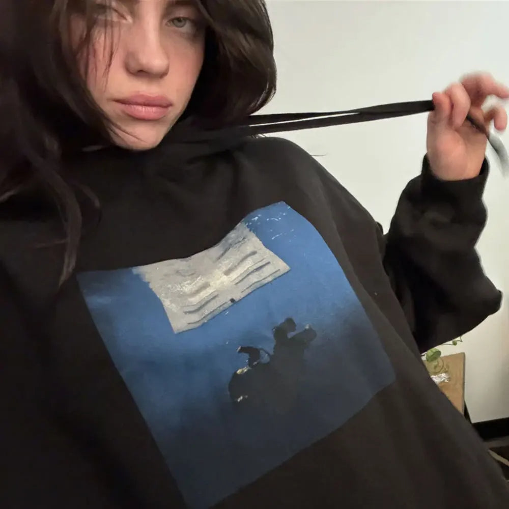 HIT ME HARD AND SOFT Cover Pullover Hoodie