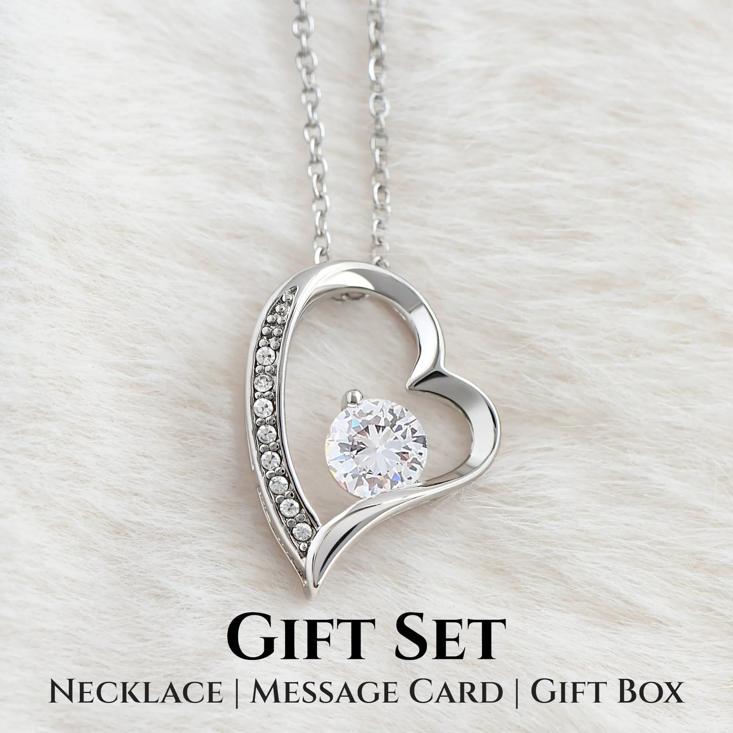 To My Mom – I Love You Forever Necklace