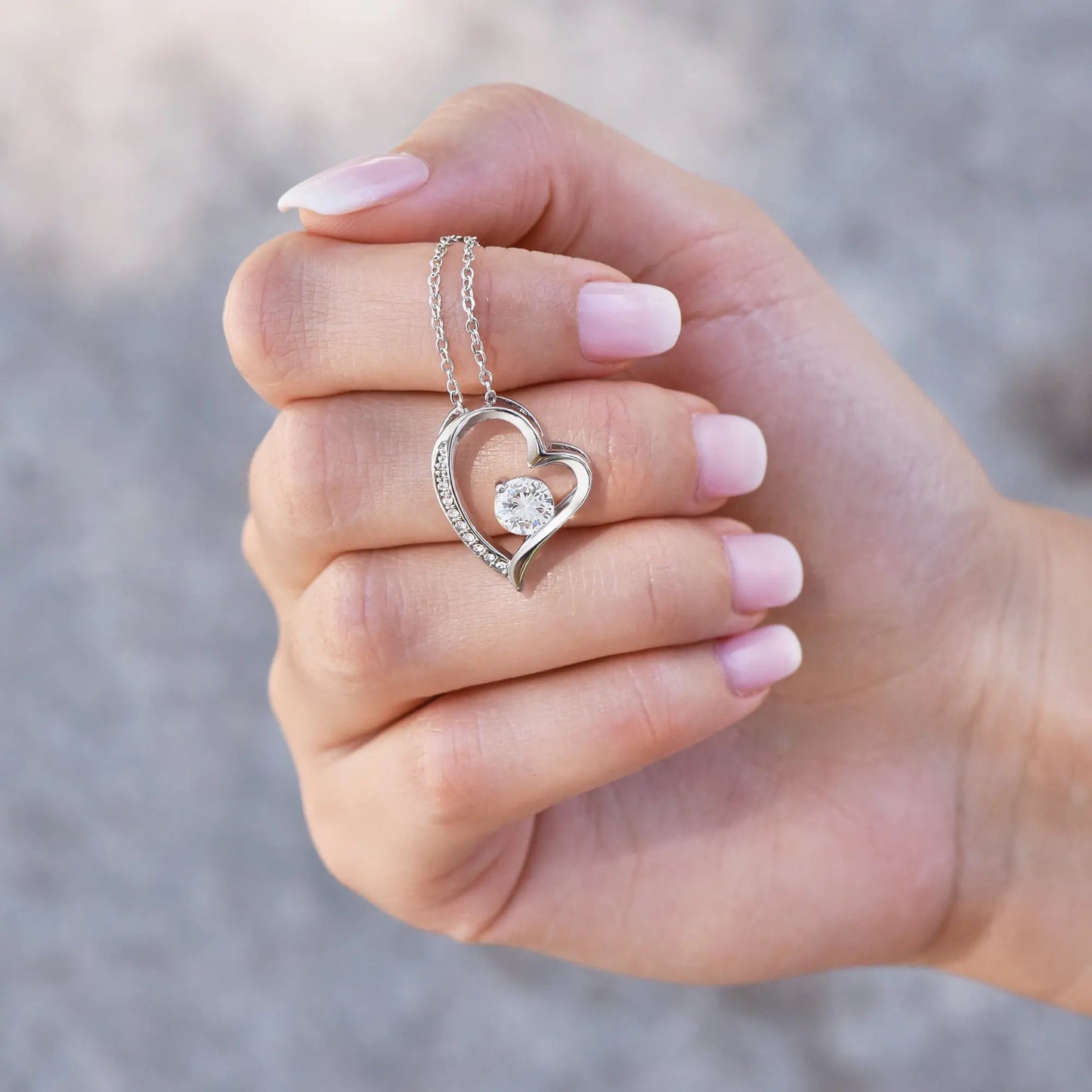 To My Mom – I Love You Forever Necklace