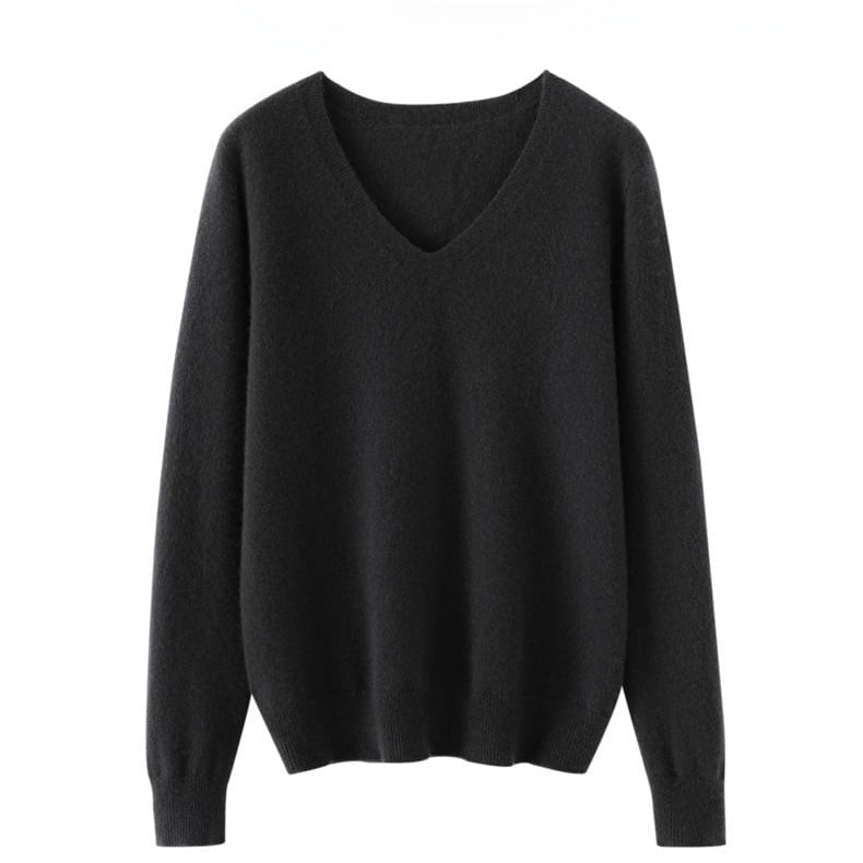 Cashmere V-neck Pullover