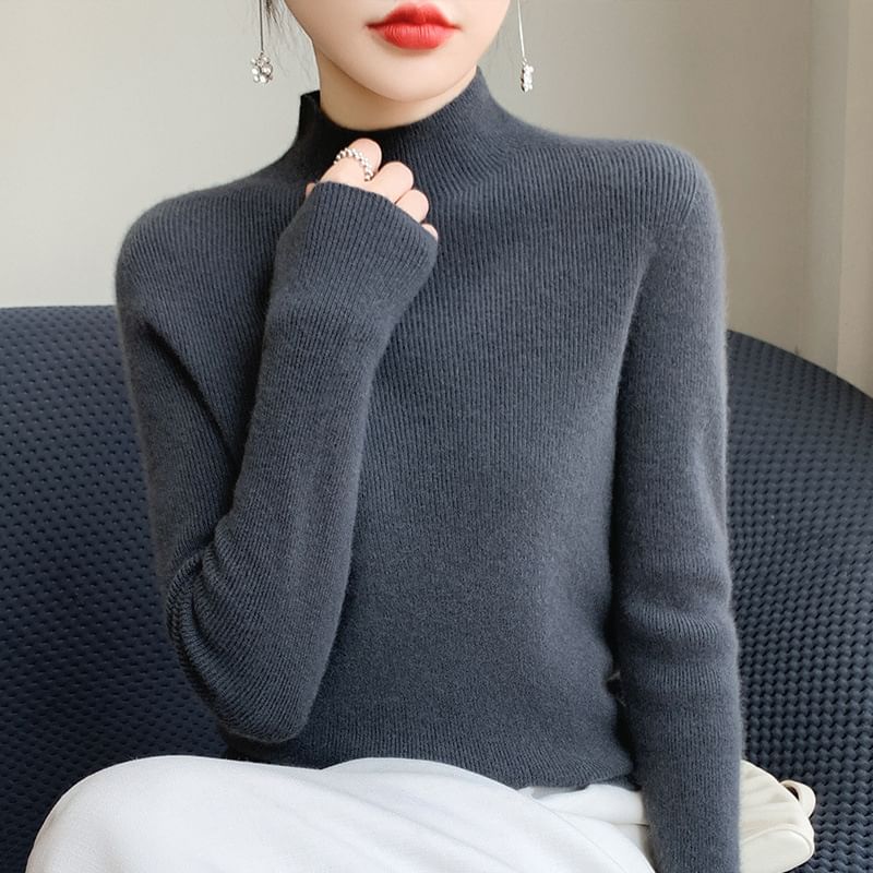 Cashmere Knitted Turtle Neck