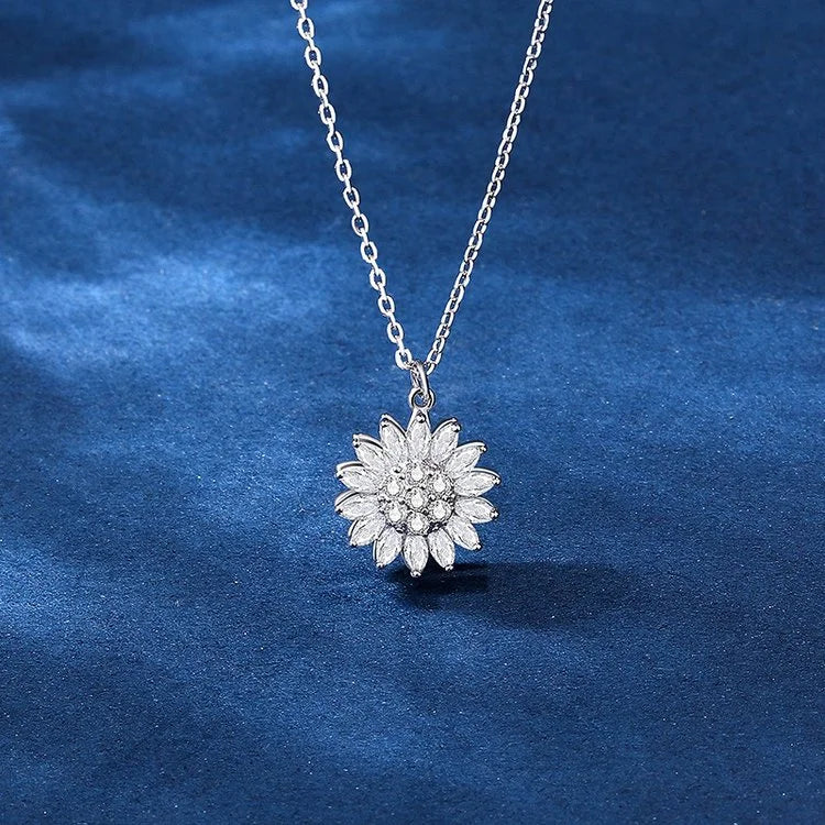 Spinning Sunflower Necklace