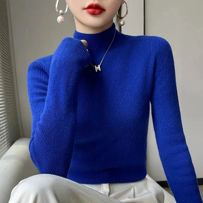 Cashmere Knitted Turtle Neck