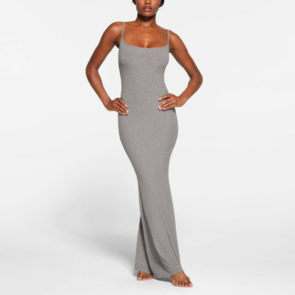 PETITE LONG SLIP MAXI DRESS