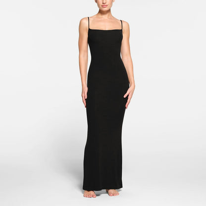 PETITE LONG SLIP MAXI DRESS