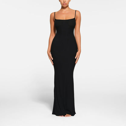 PETITE LONG SLIP MAXI DRESS