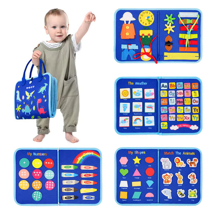 TibaToes™ Montessori Busy Board
